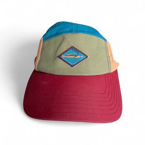 VINTAGE 90s KAVU FISH HAT  multi colored fishing hat with adjustable strap